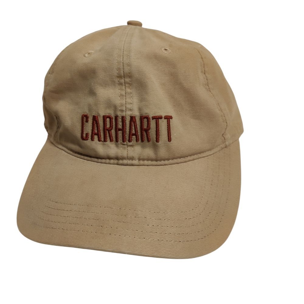Carhartt Khaki Cap with Red Logo Women's Adjustable